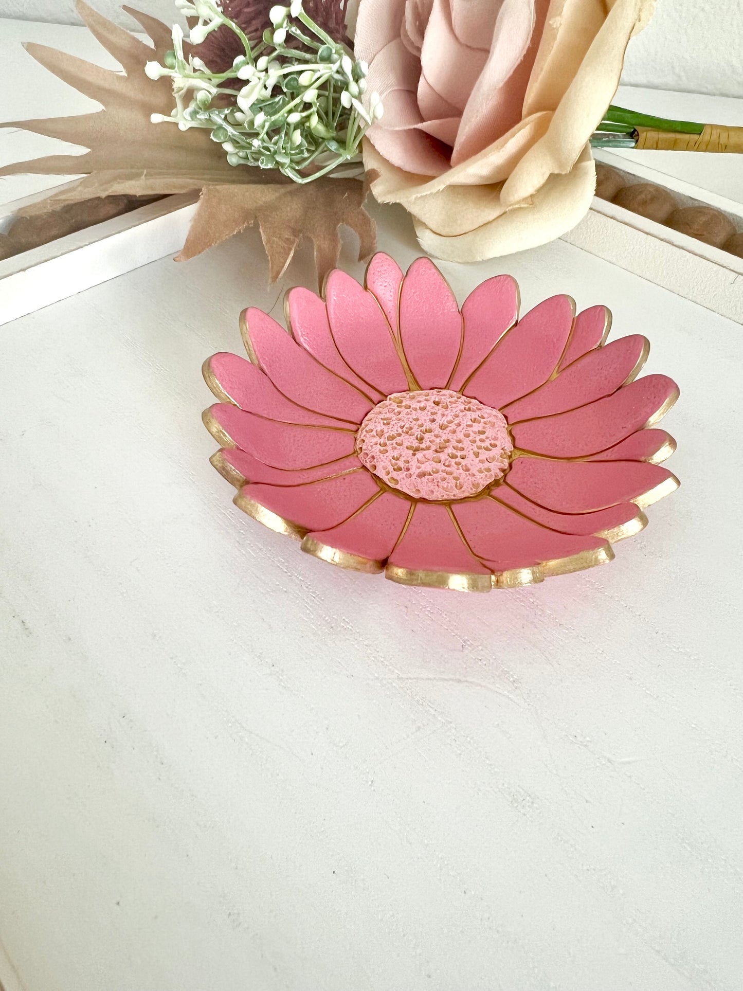 Floral Trinket Dish