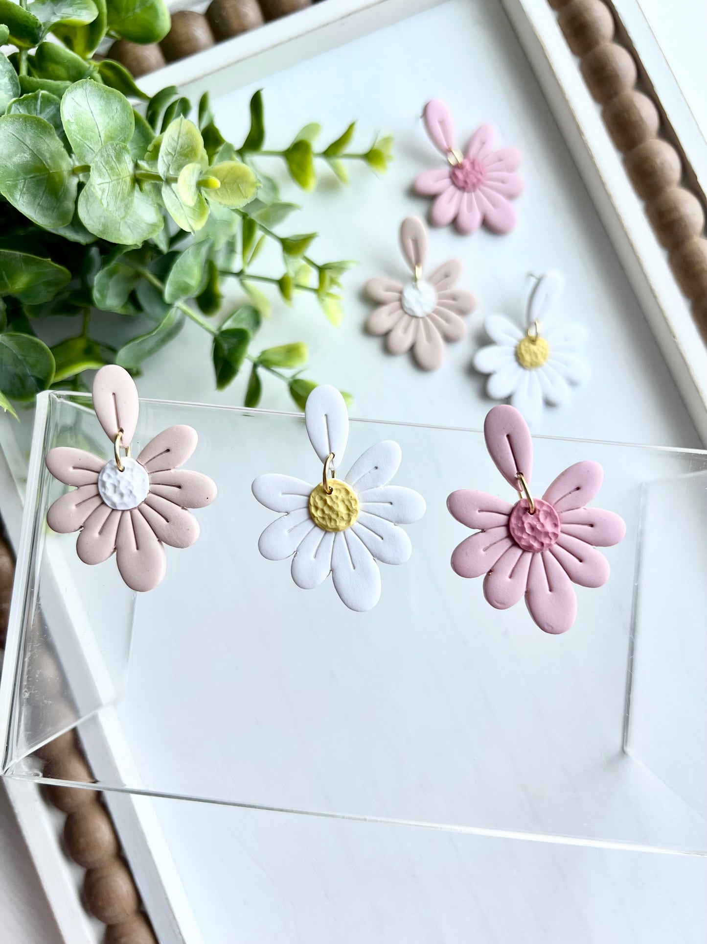 Large Daisy Dangles