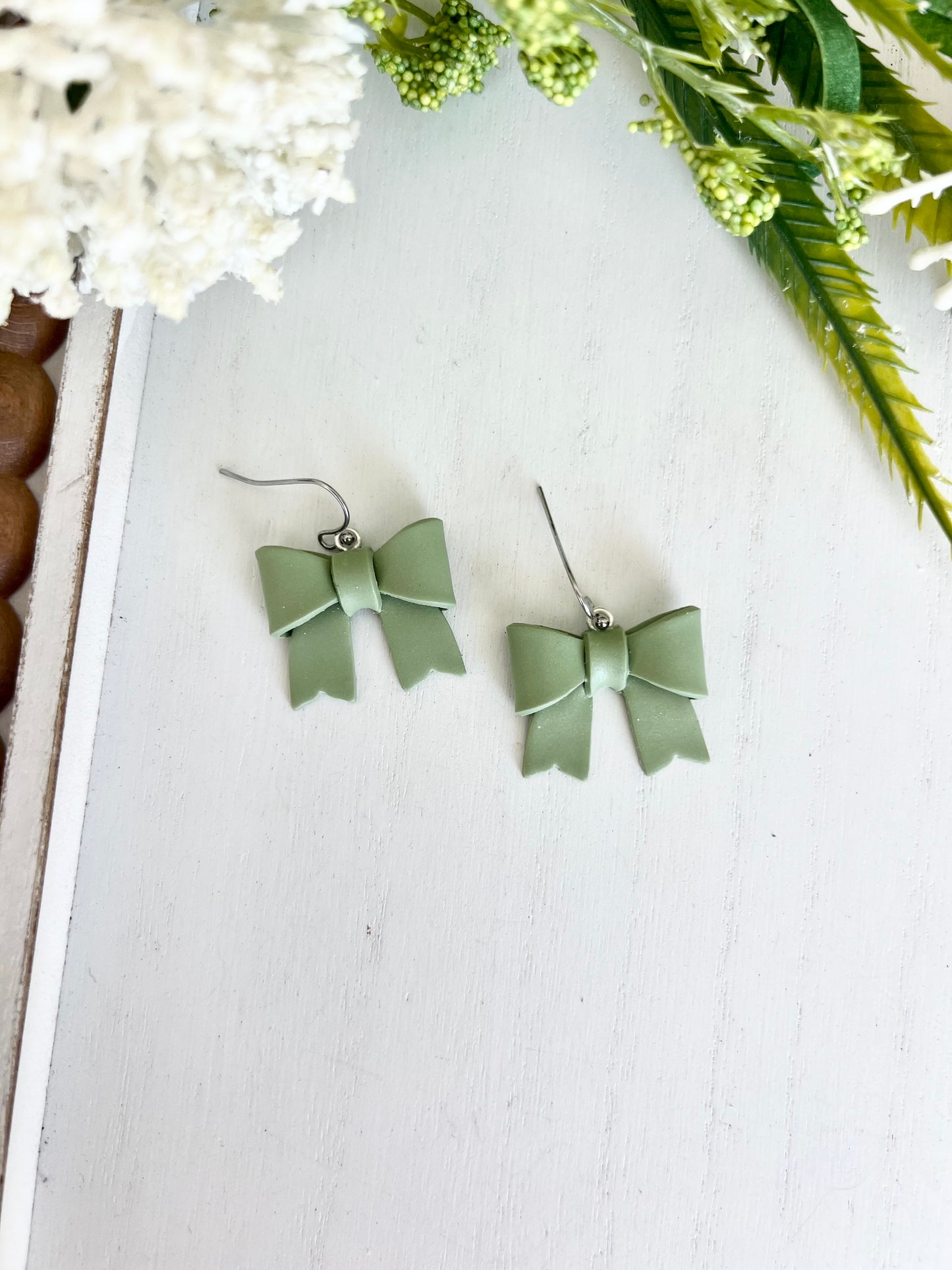 Small Bow Dangles and Statement Studs