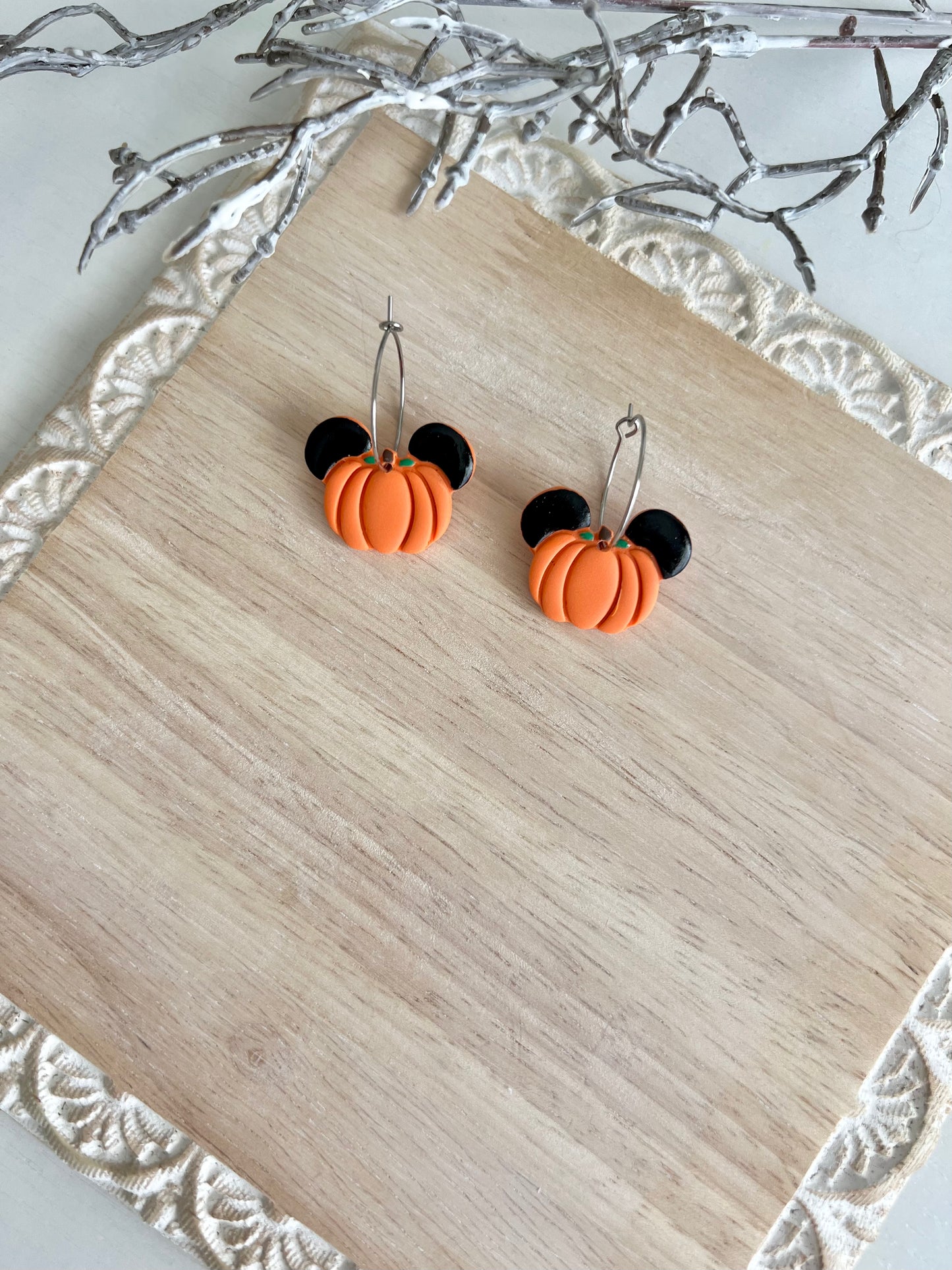 Mickey Pumpkin Hoops