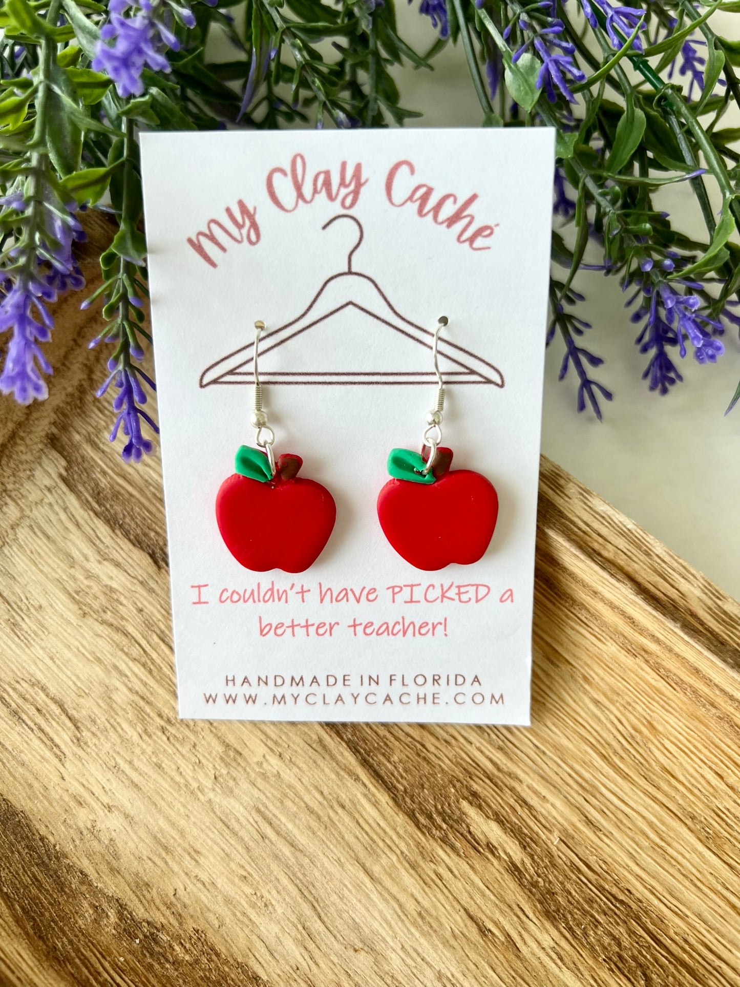 Apple Dangle Earrings