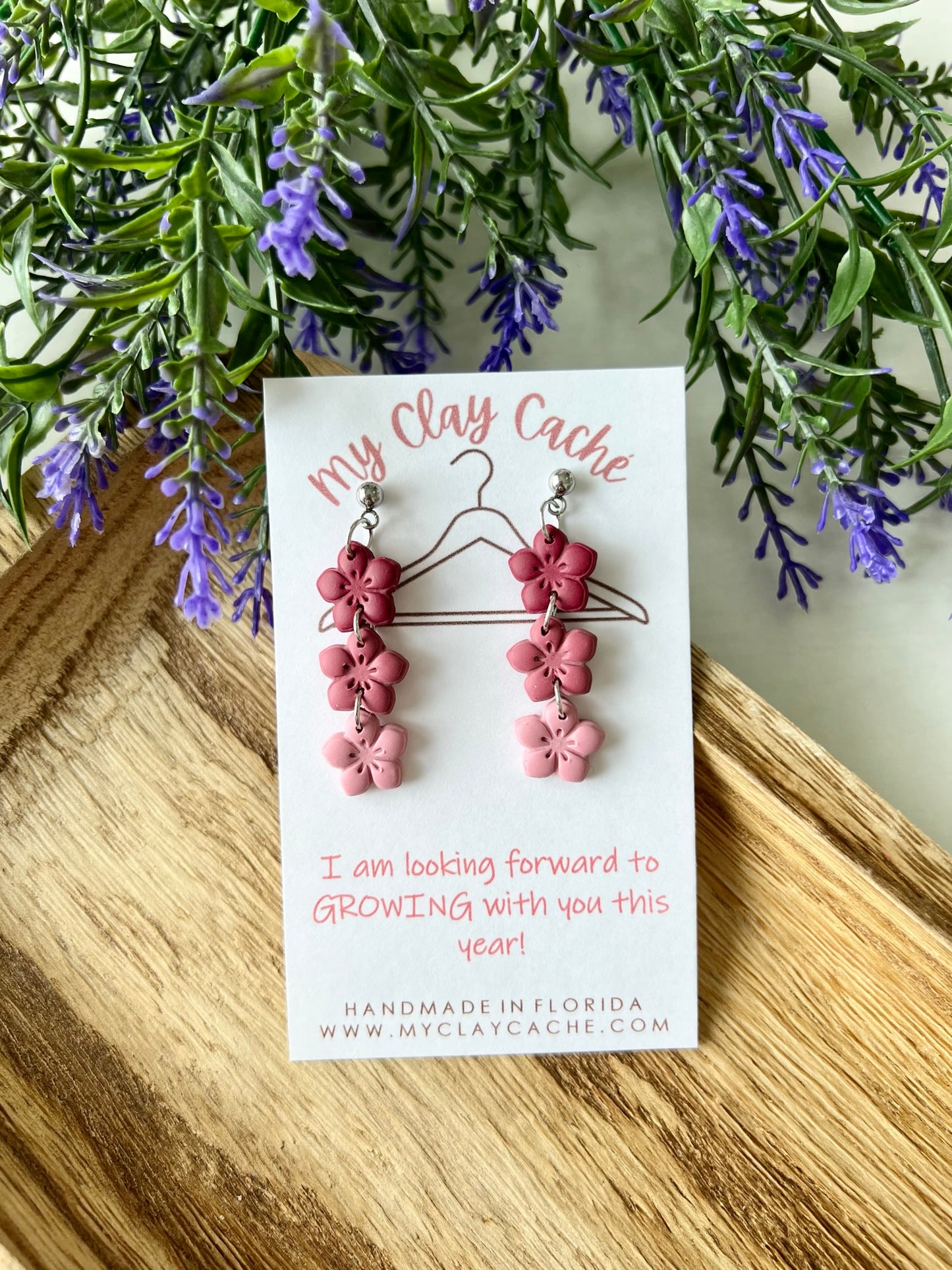 Floral Teacher Earrings