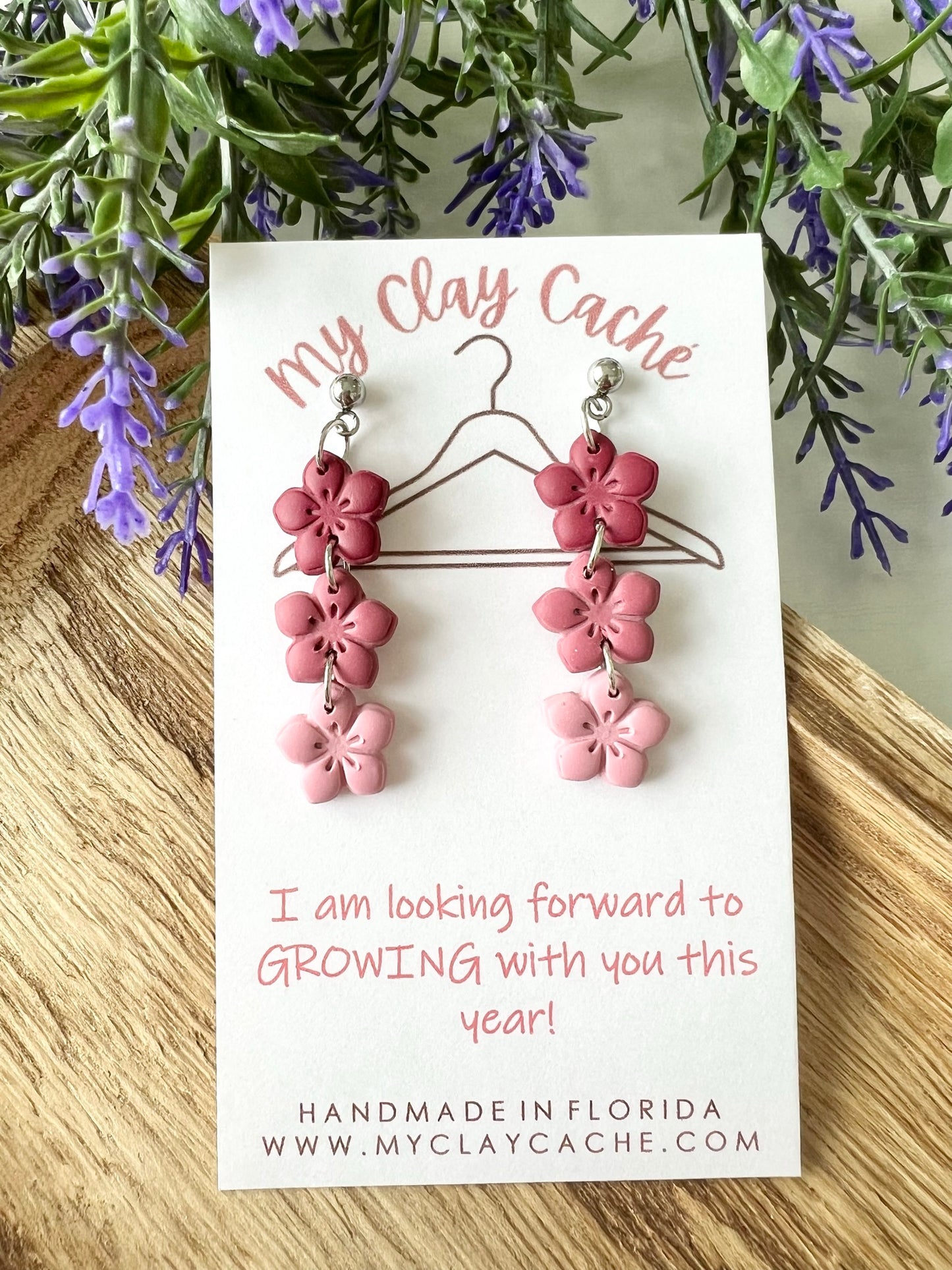 Floral Teacher Earrings