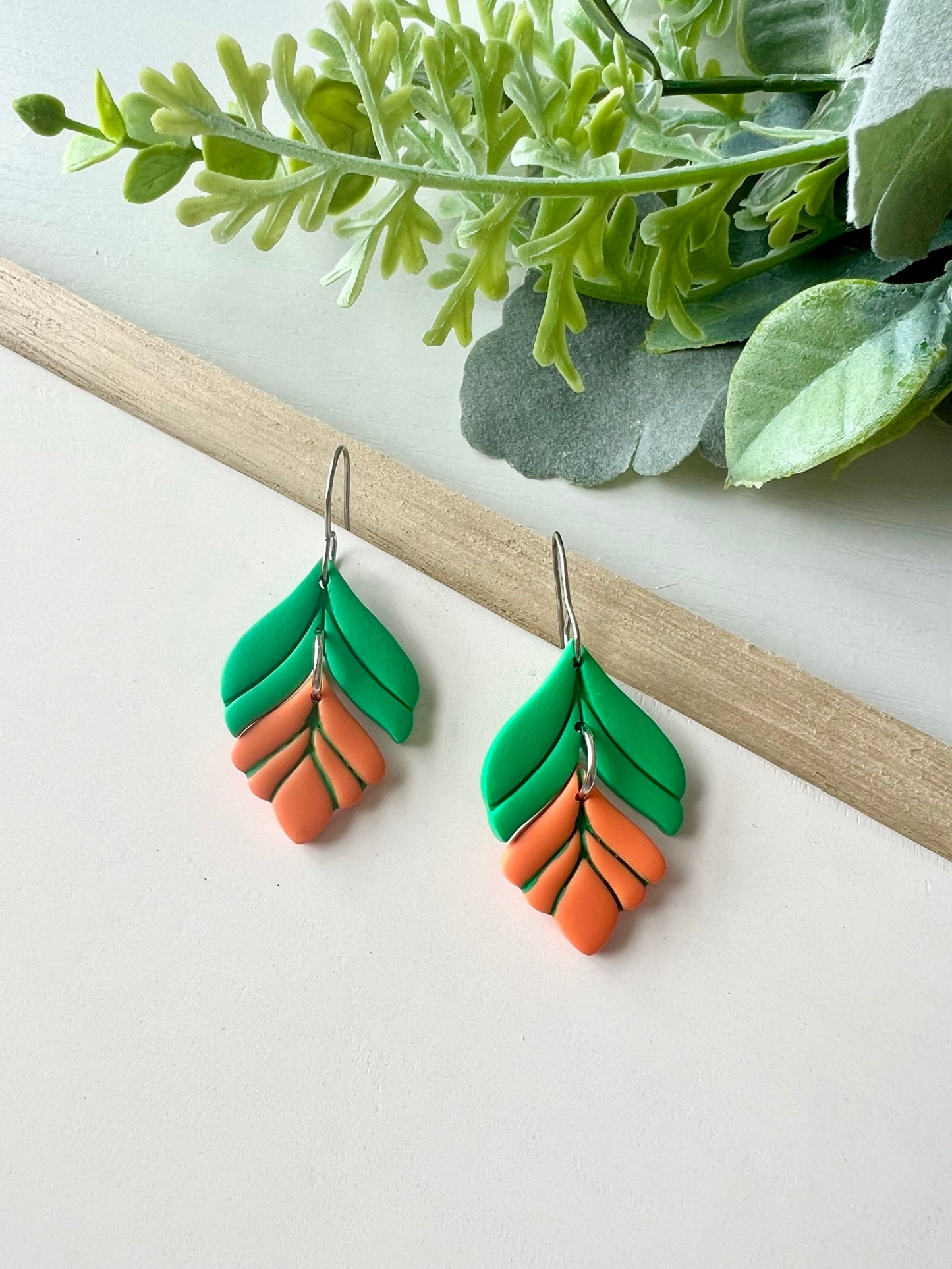 University of Miami 2-Toned Dangles