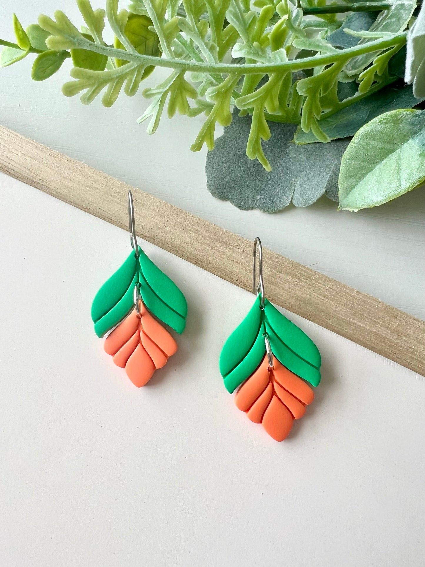 University of Miami 2-Toned Dangles