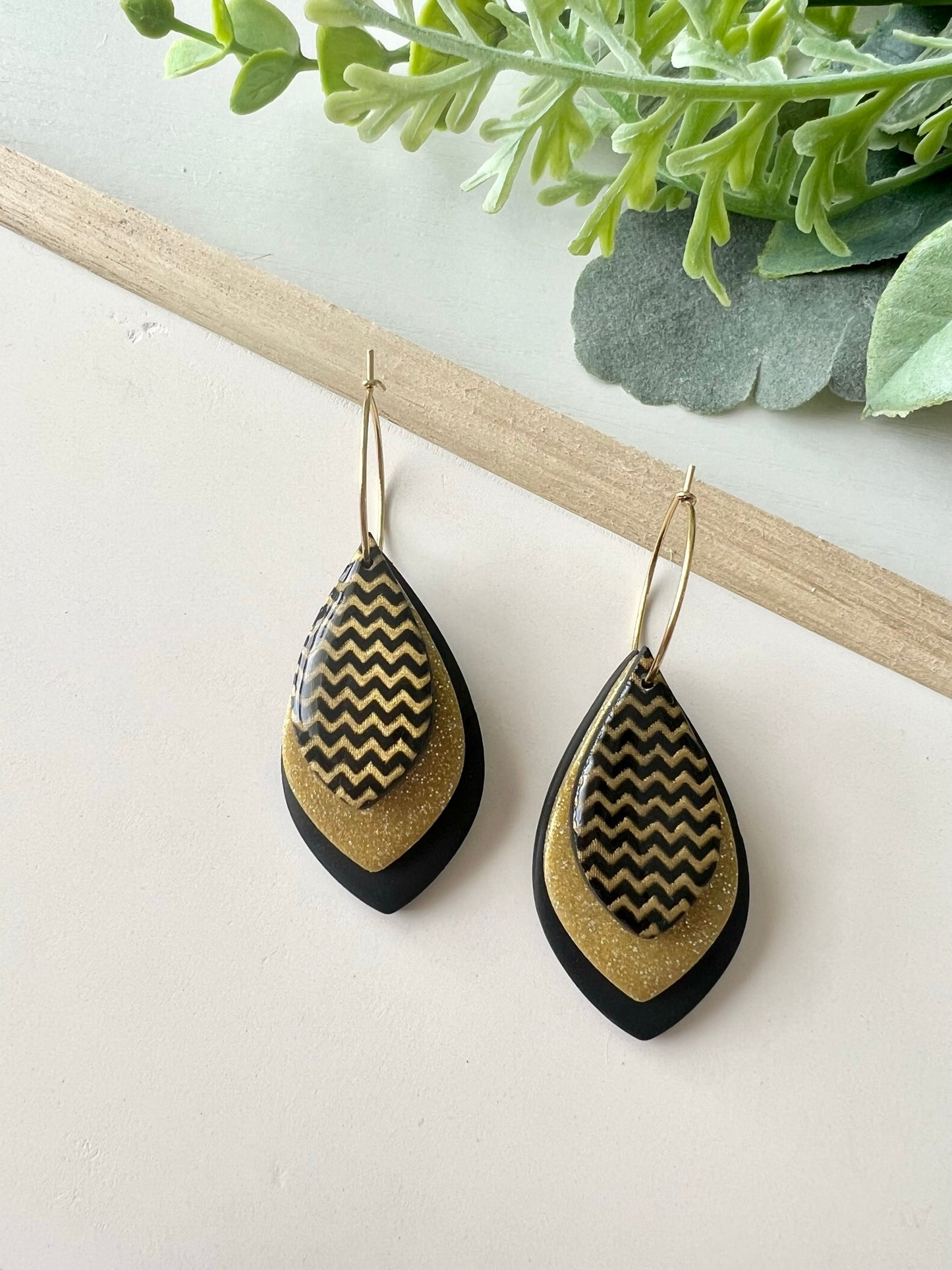 University of Central Florida 3 Layer Hoop Earrings