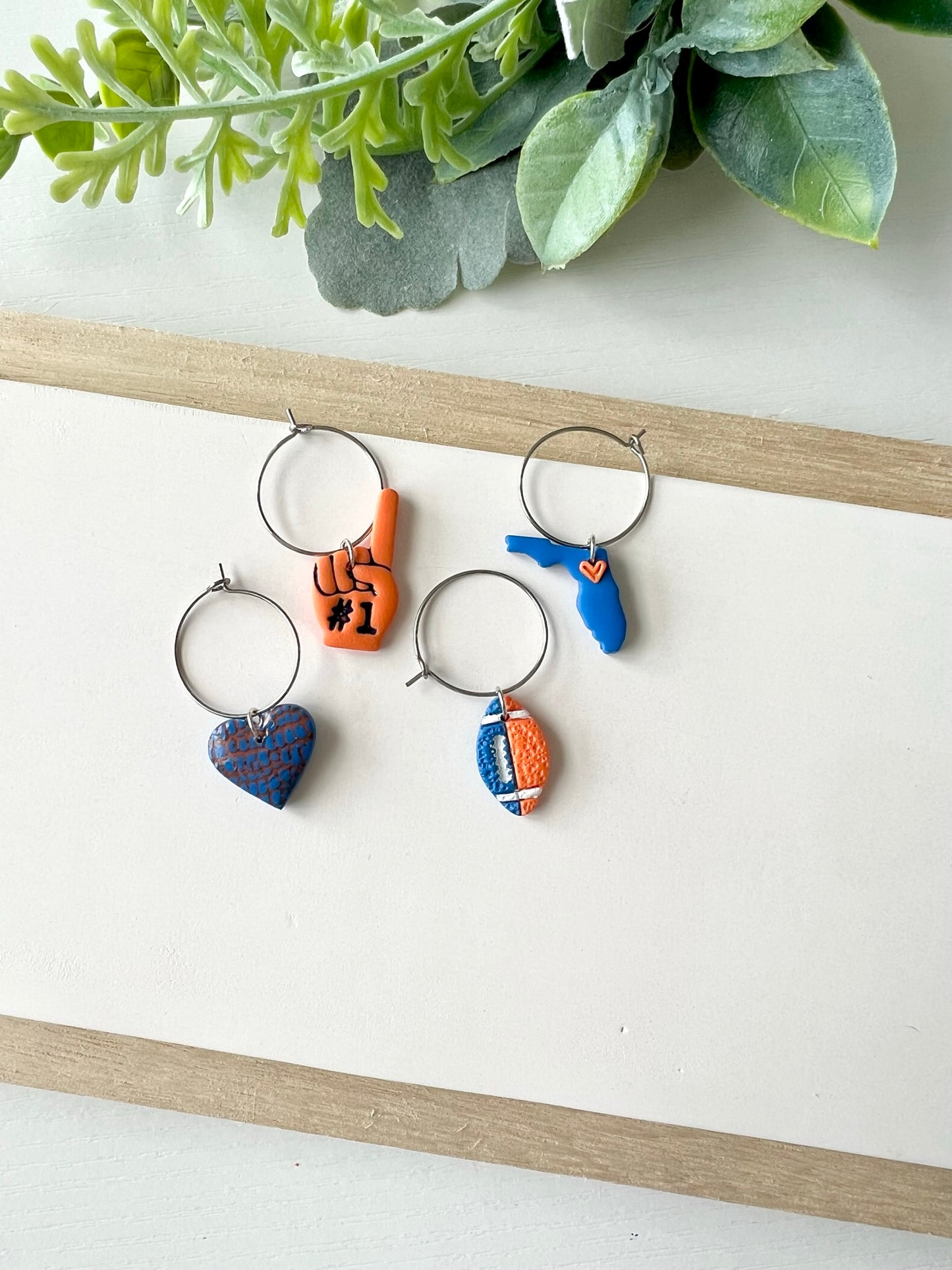 University of Florida Wine Charms
