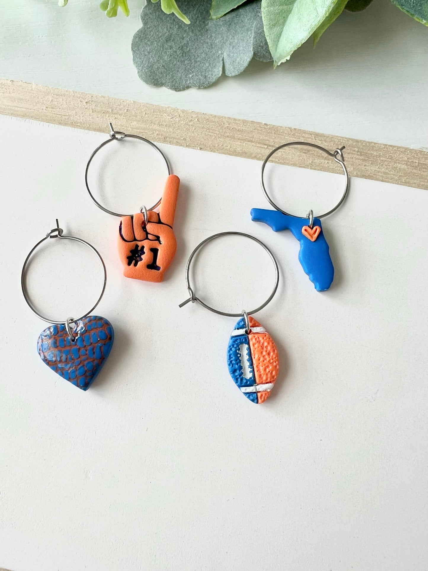 University of Florida Wine Charms
