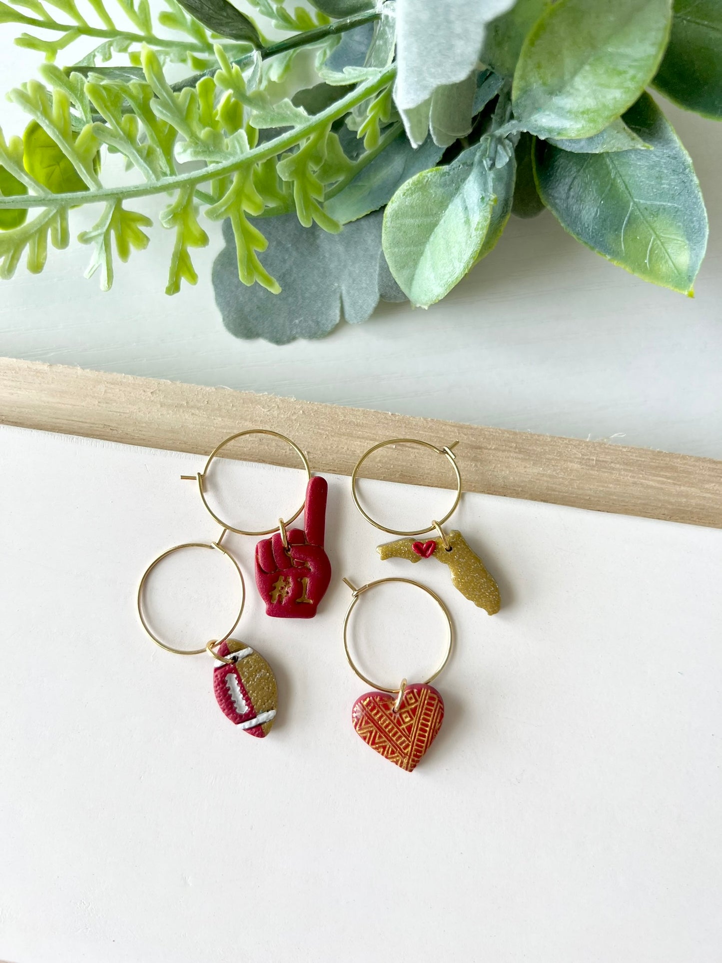 Florida State University Wine Charms