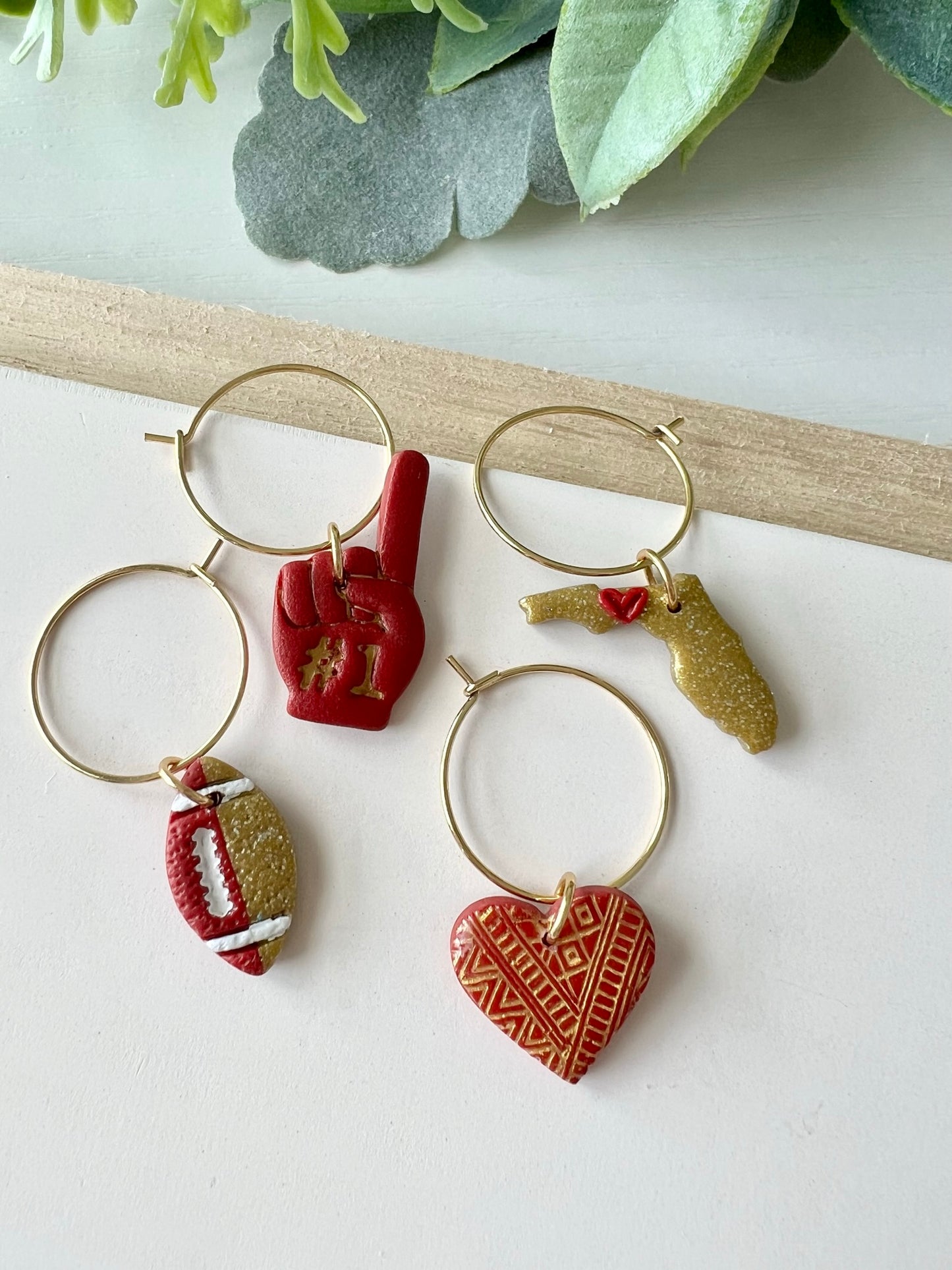 Florida State University Wine Charms