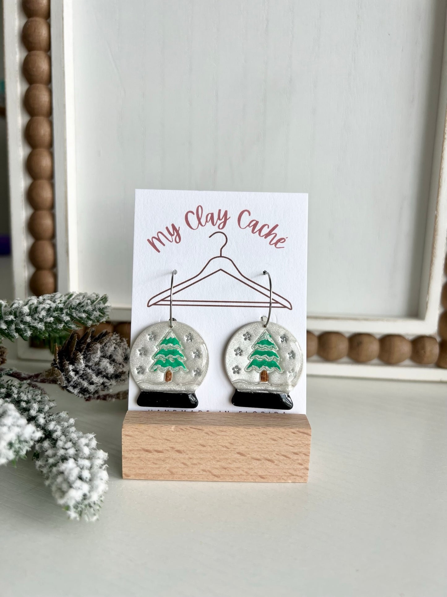 Snowglobe Earrings