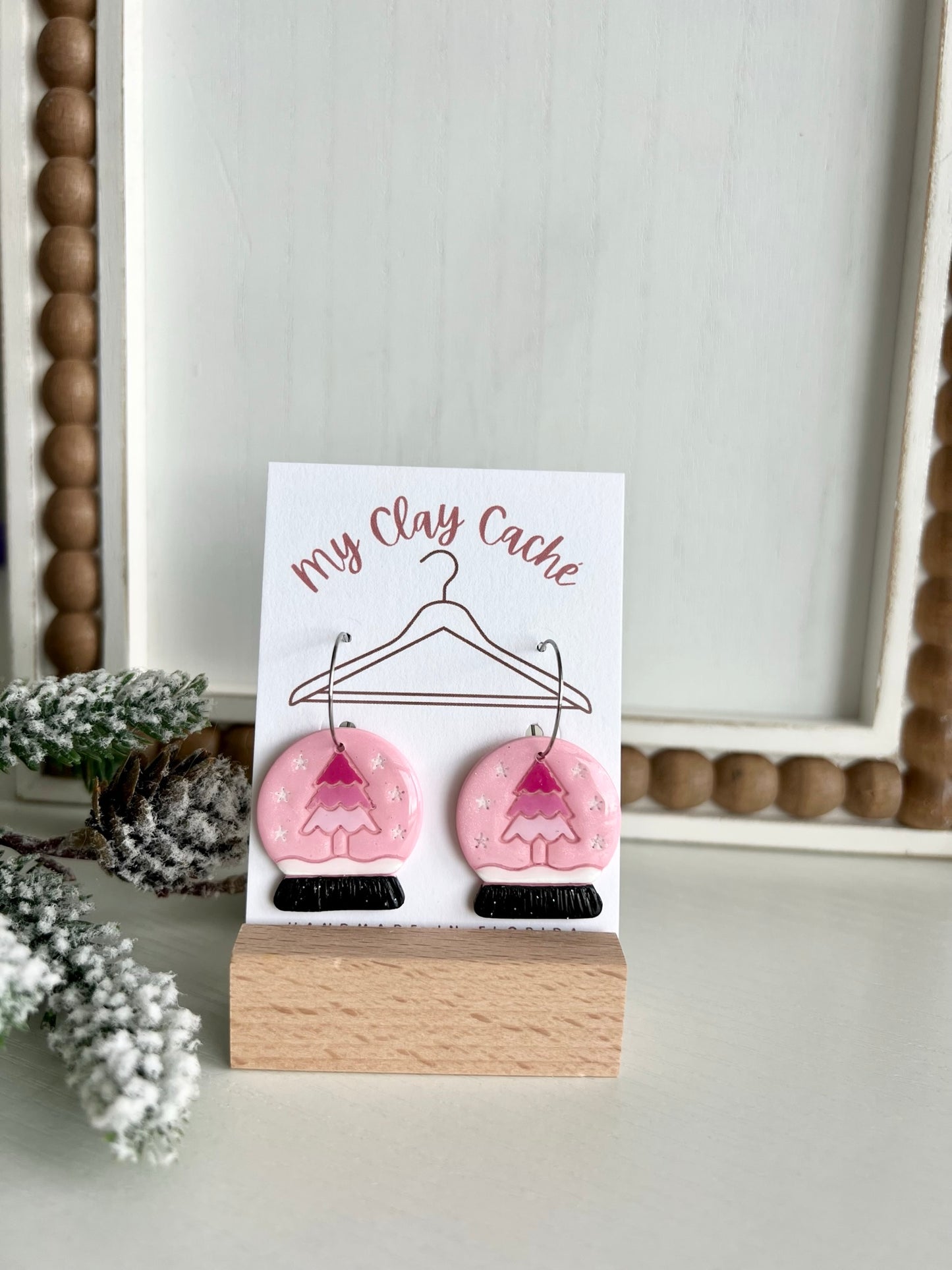 Snowglobe Earrings