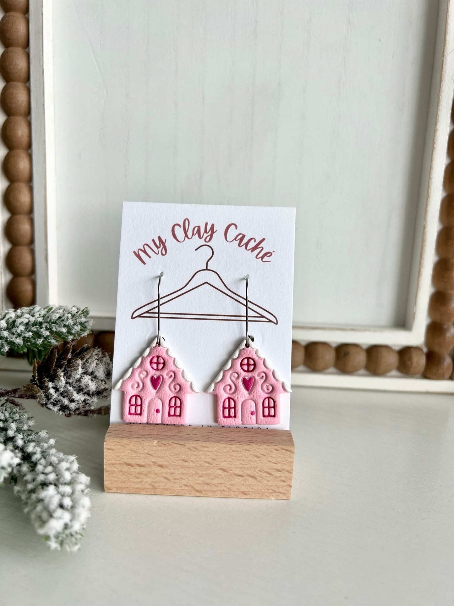 Gingerbread House Dangles
