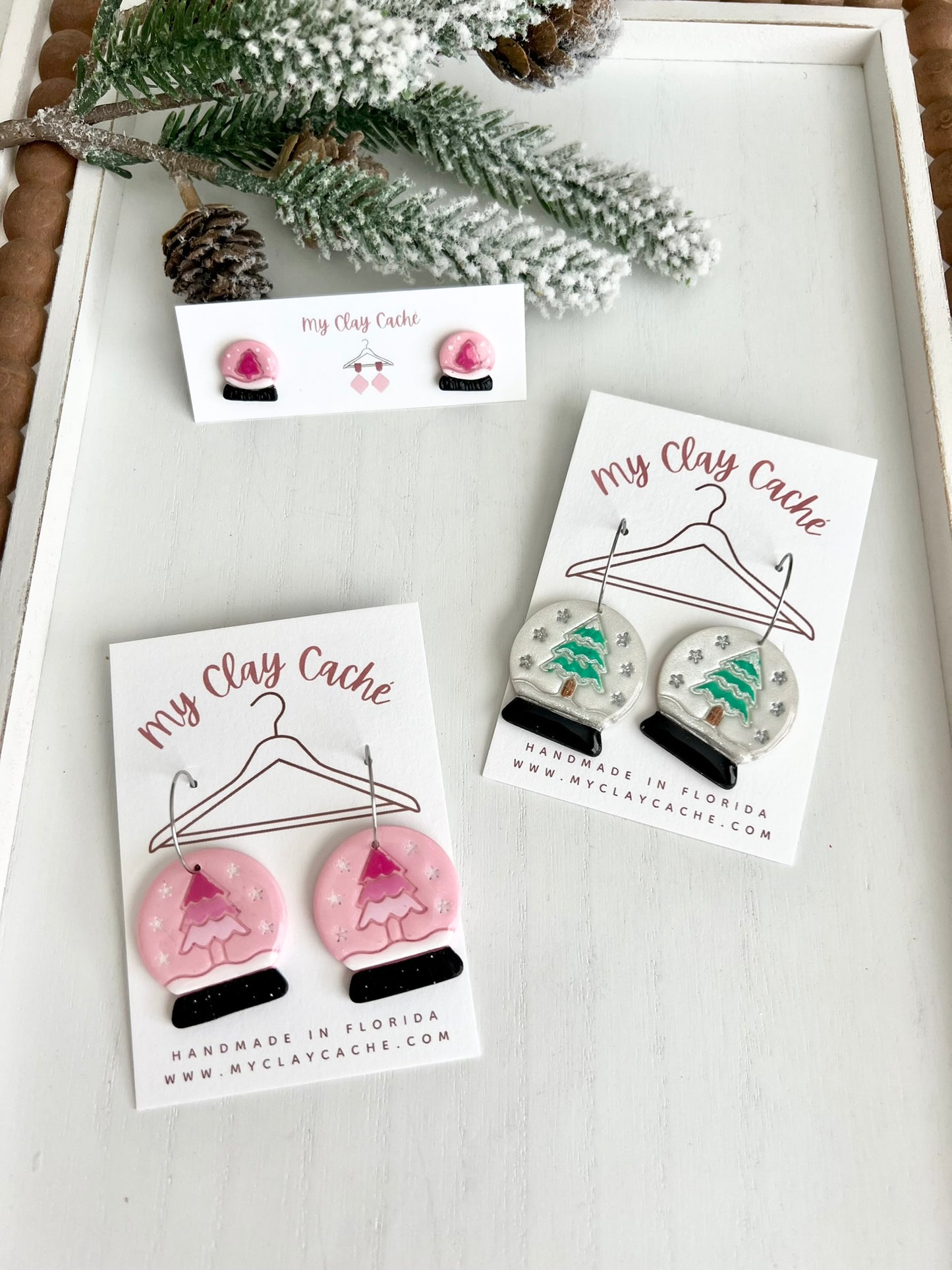 Snowglobe Earrings
