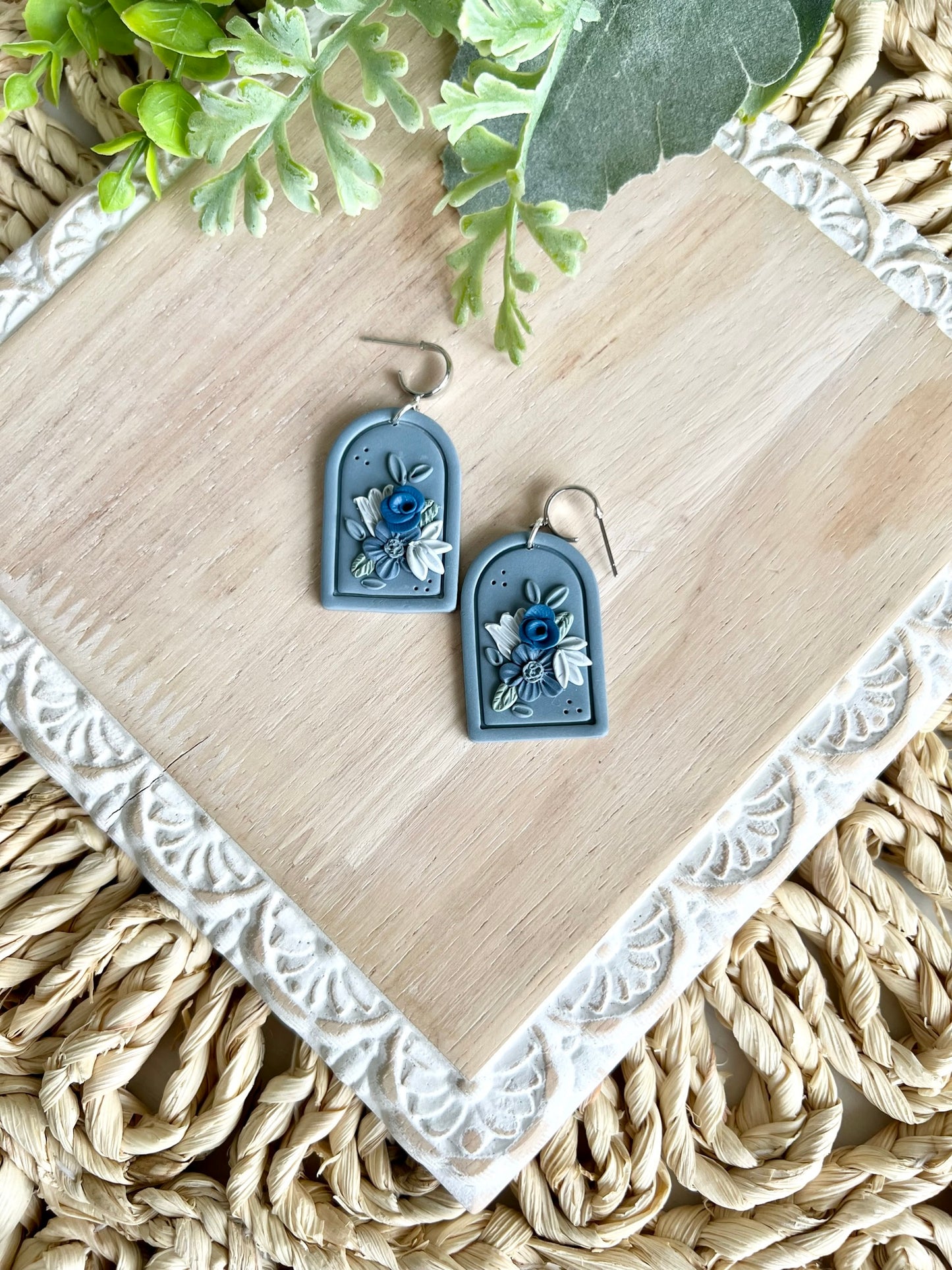 Blue Arch Florals