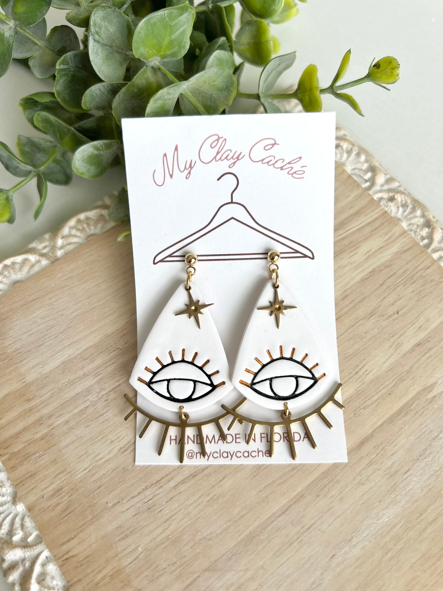 Evil Eye Statement Dangles