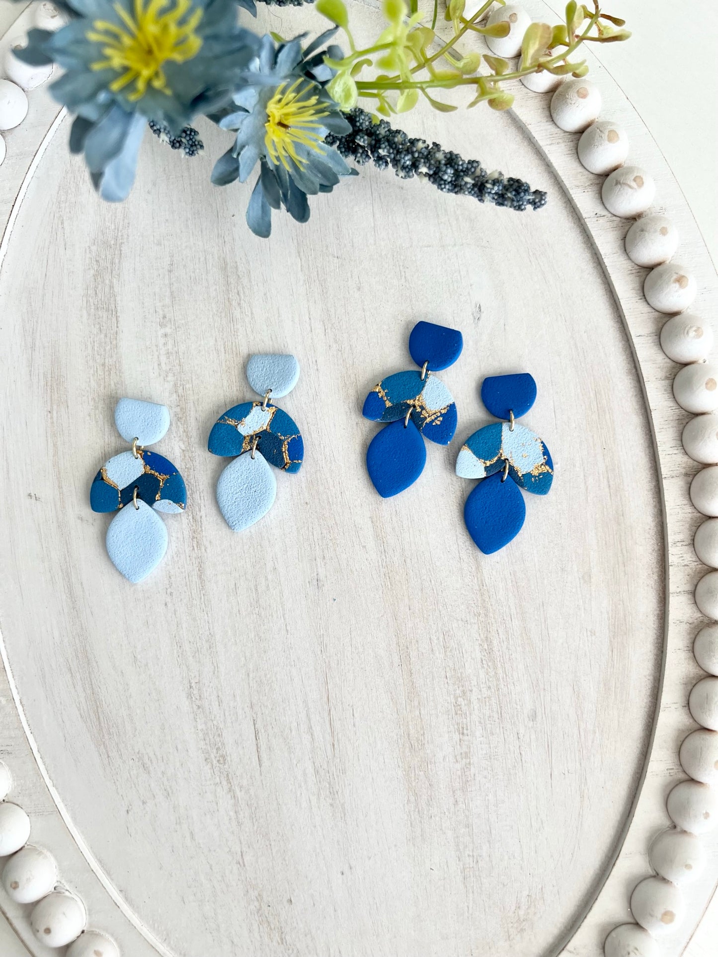 Blue Drop Earrings