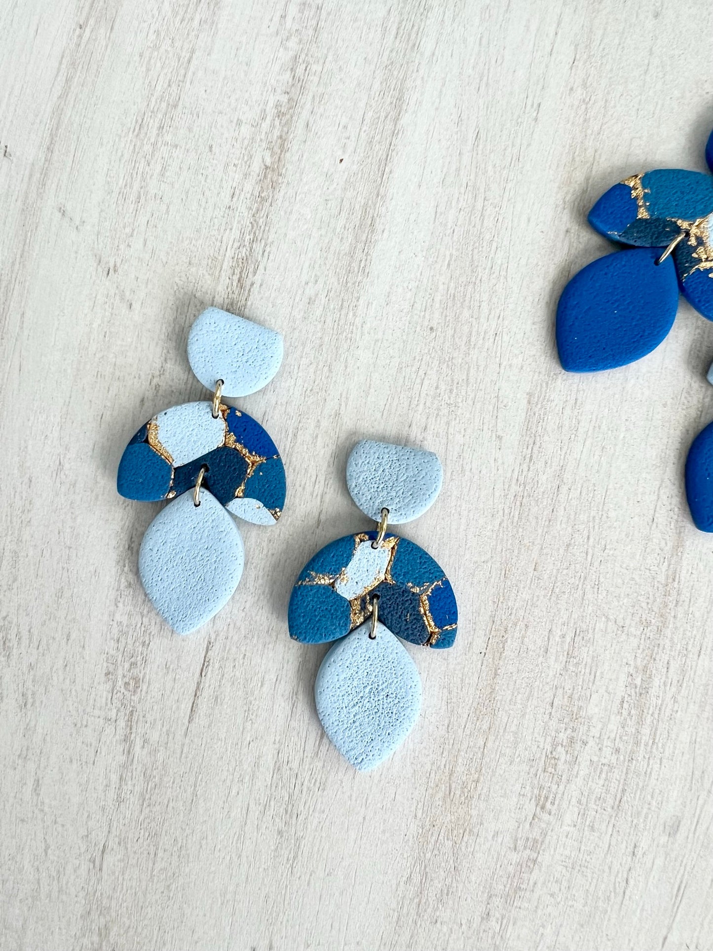 Blue Drop Earrings