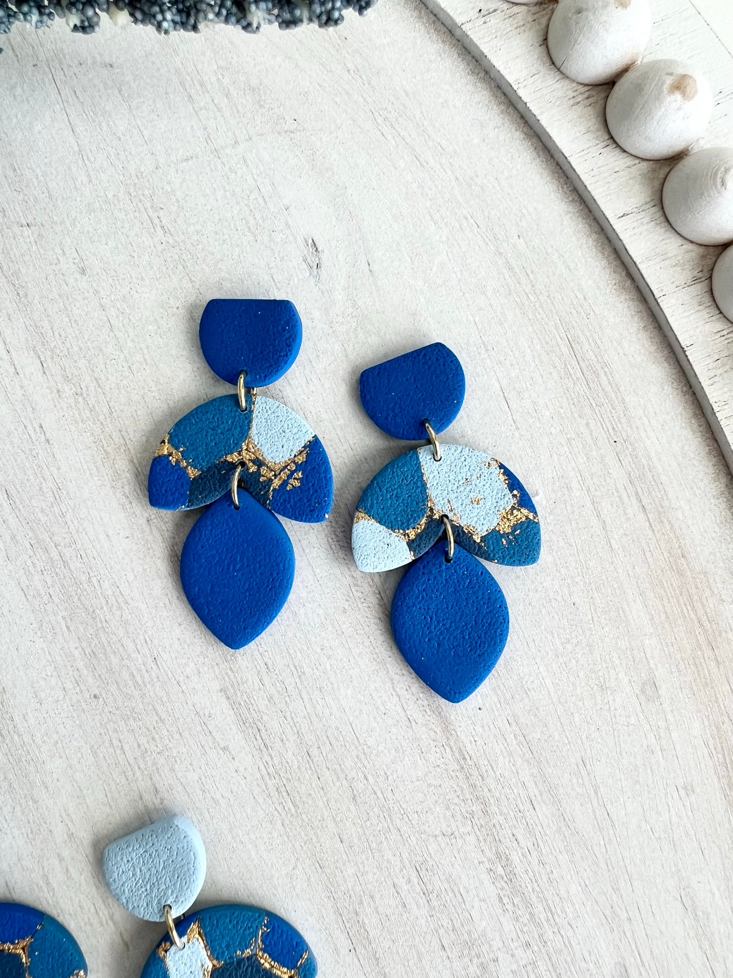 Blue Drop Earrings