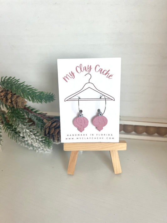 Dainty Pink Ornament Hoop