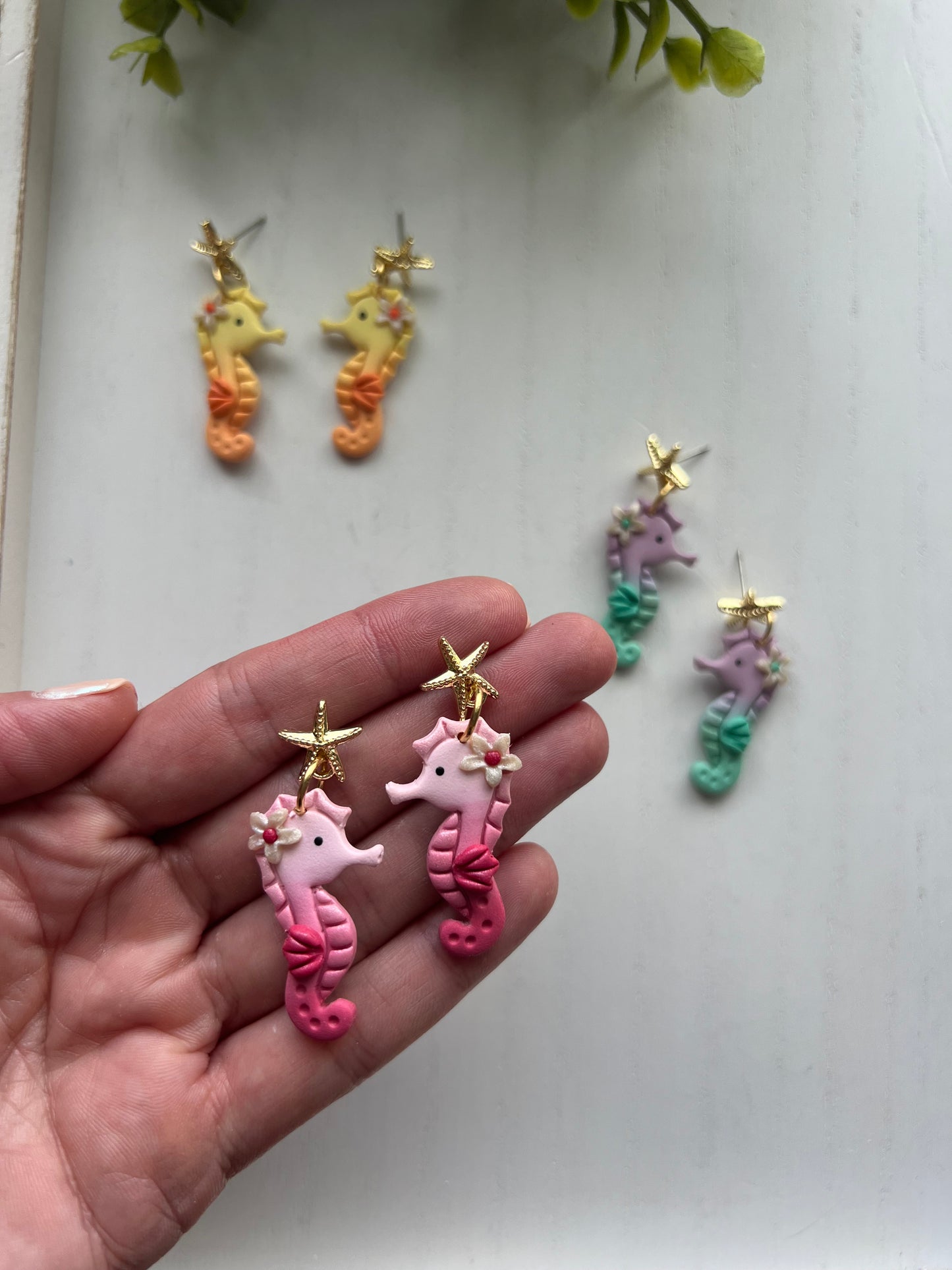 Seahorse Dangles and Studs