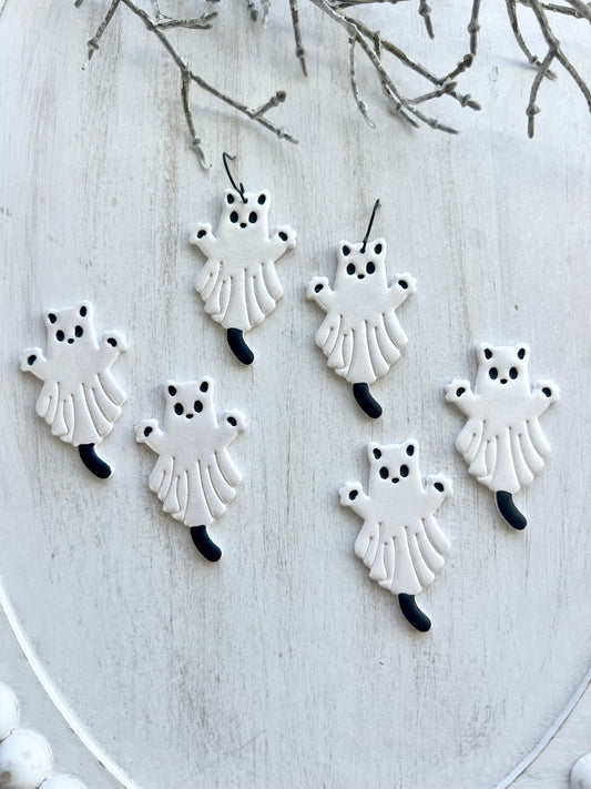 Cat Ghost Dangles