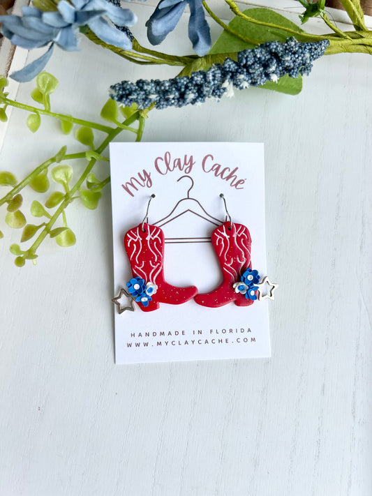 Patriotic Boot Dangles