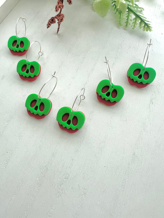 Evil Queen Poison Apple Hoops