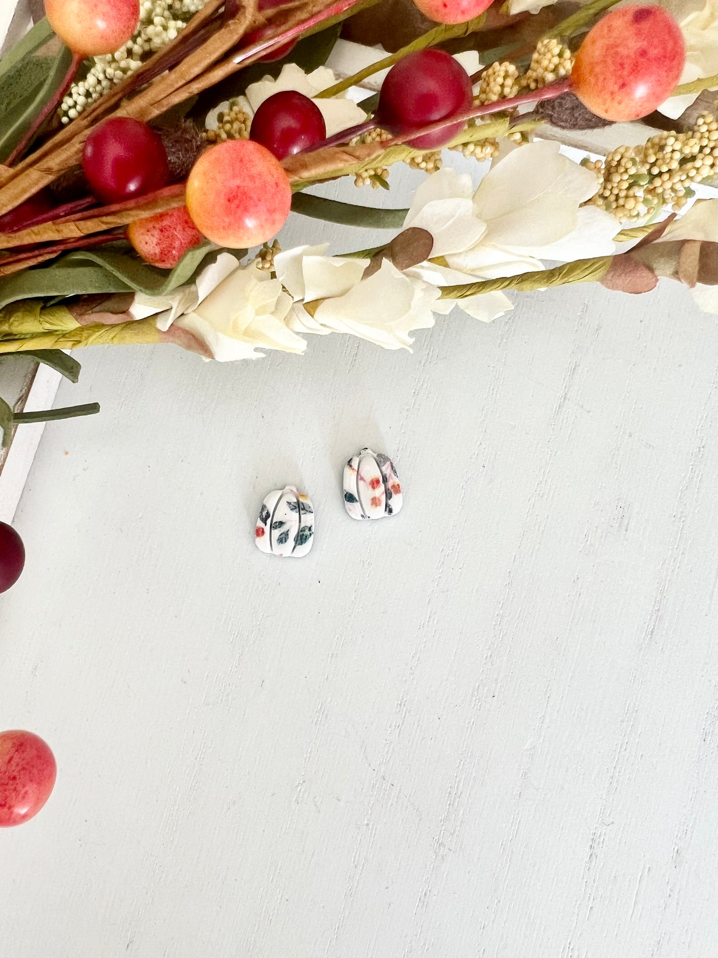 Watercolor Leaf Dangles (various styles)