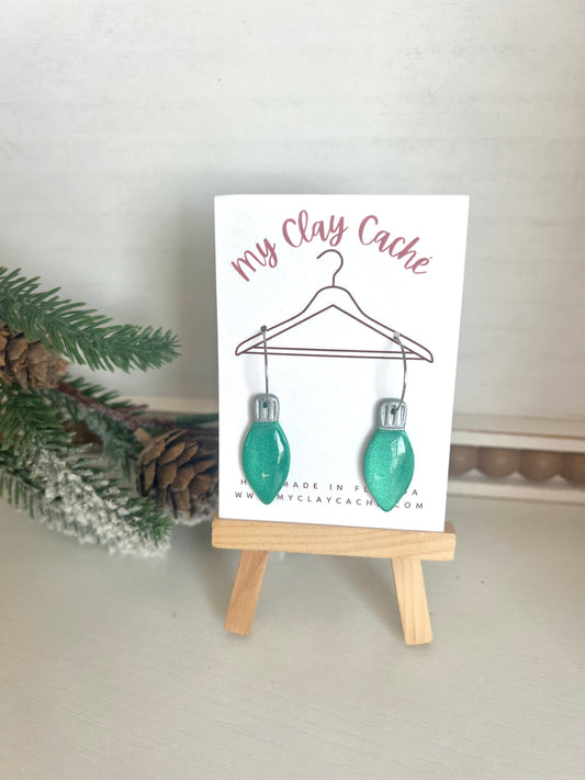 Green Christmas Light Hoops
