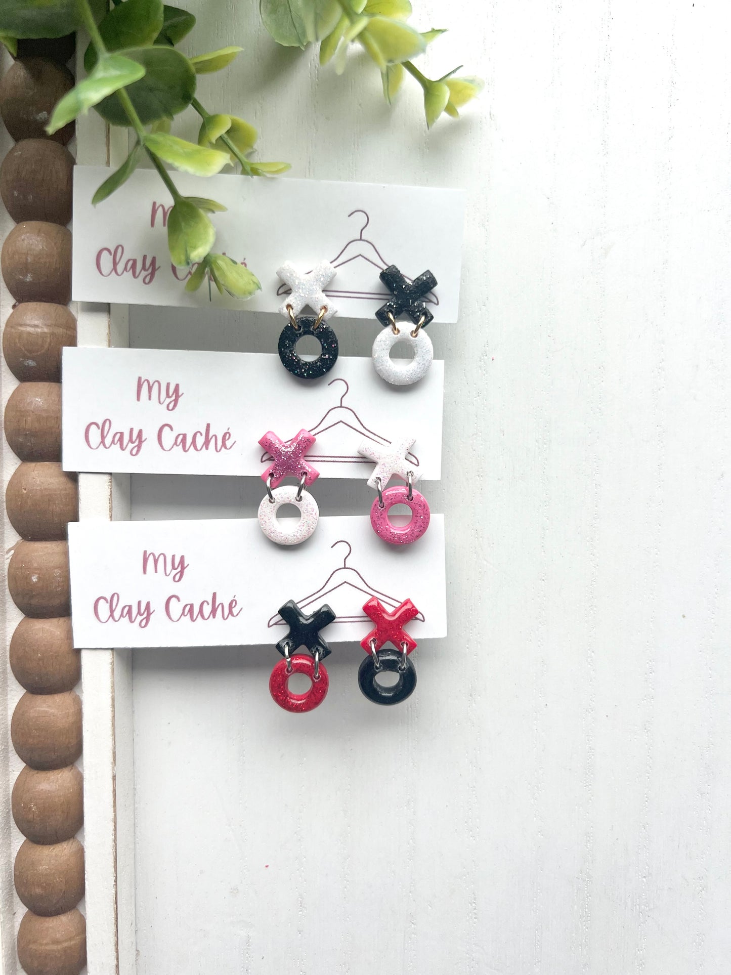 Dainty XOXO Drop Studs