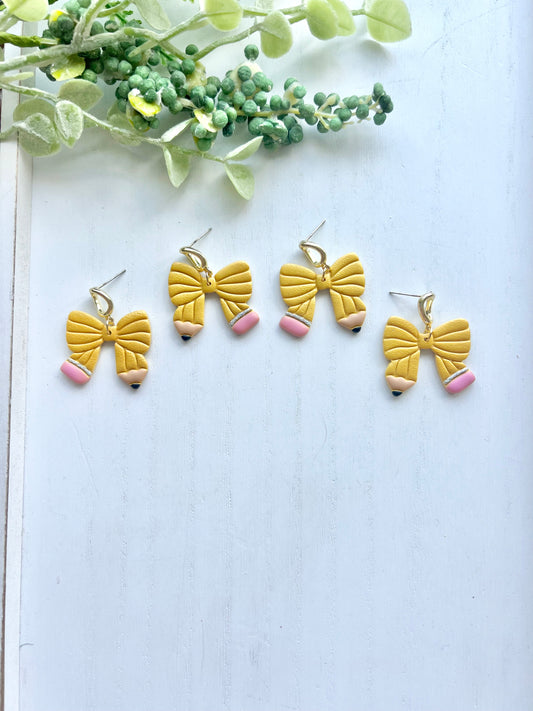 Pencil Bow Dangles