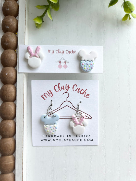 Mouse Easter Earrings