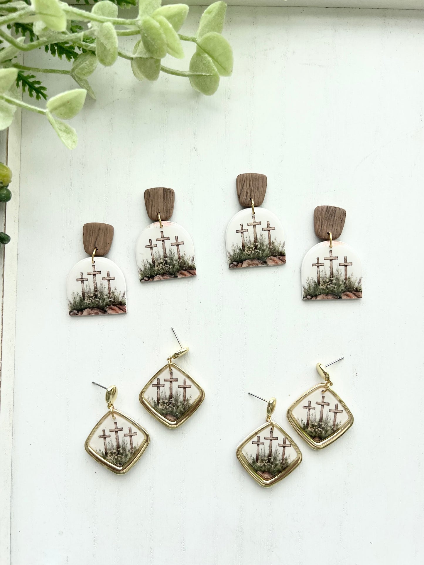 Triple Cross Dangles
