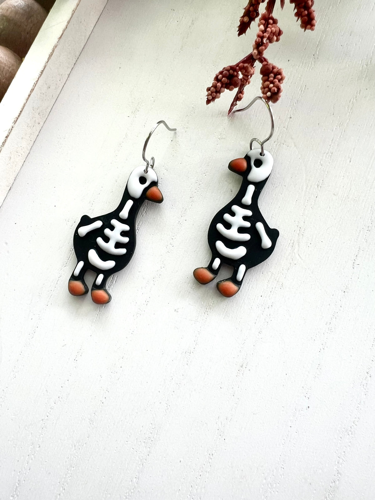 Skeleton Geese Dangles