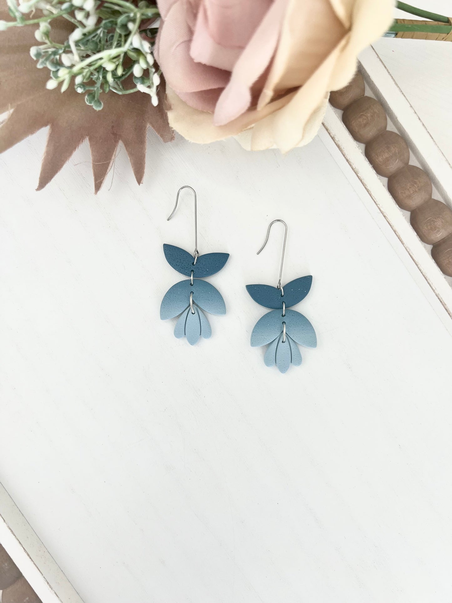 Floral Drop Dangles