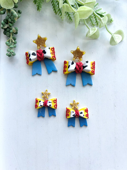 Jessie Inspired Bow Dangles