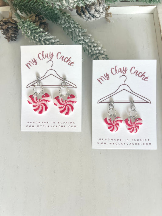 Peppermint Mickey Dangles