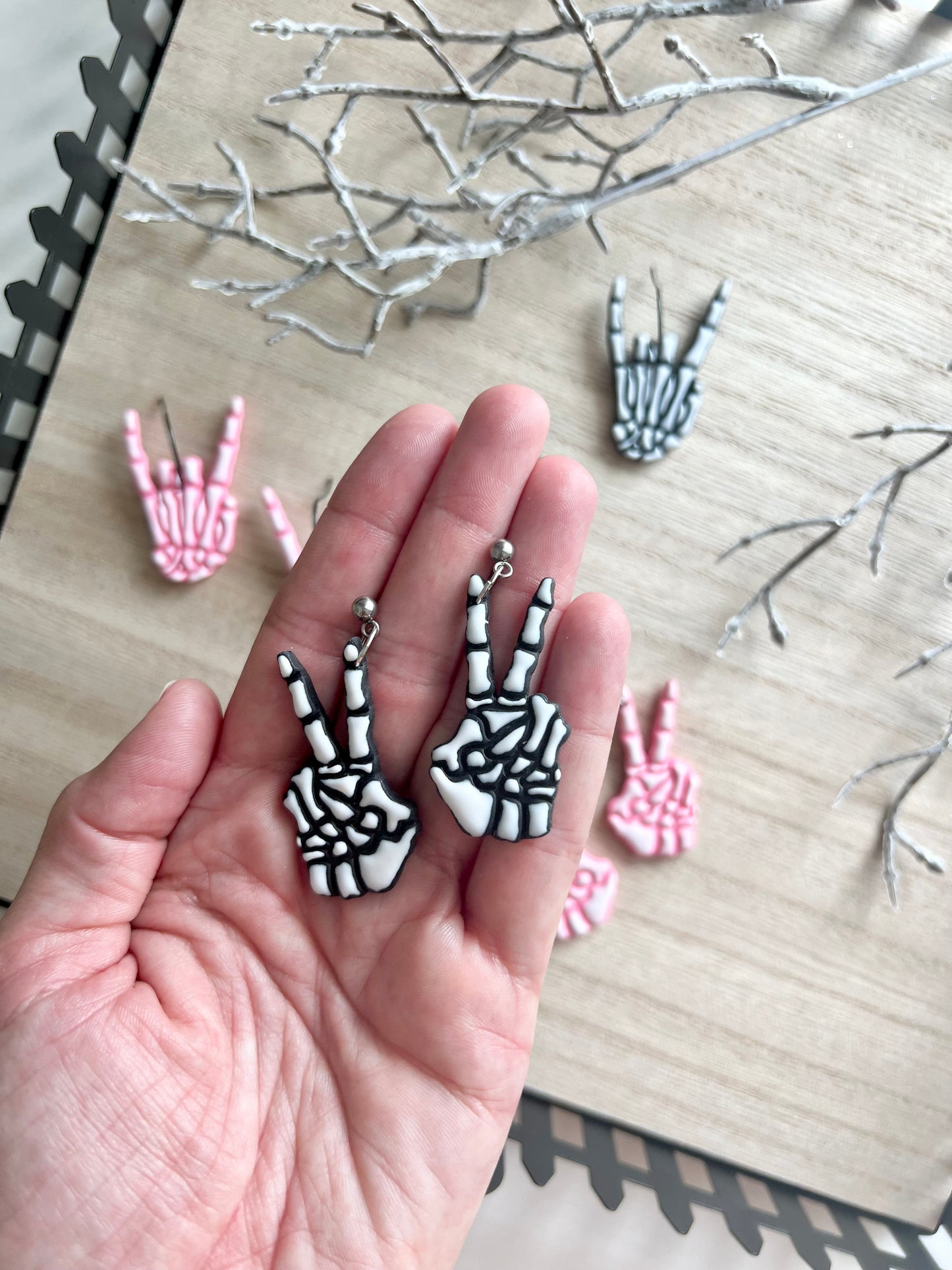 Skeleton Hand Dangles