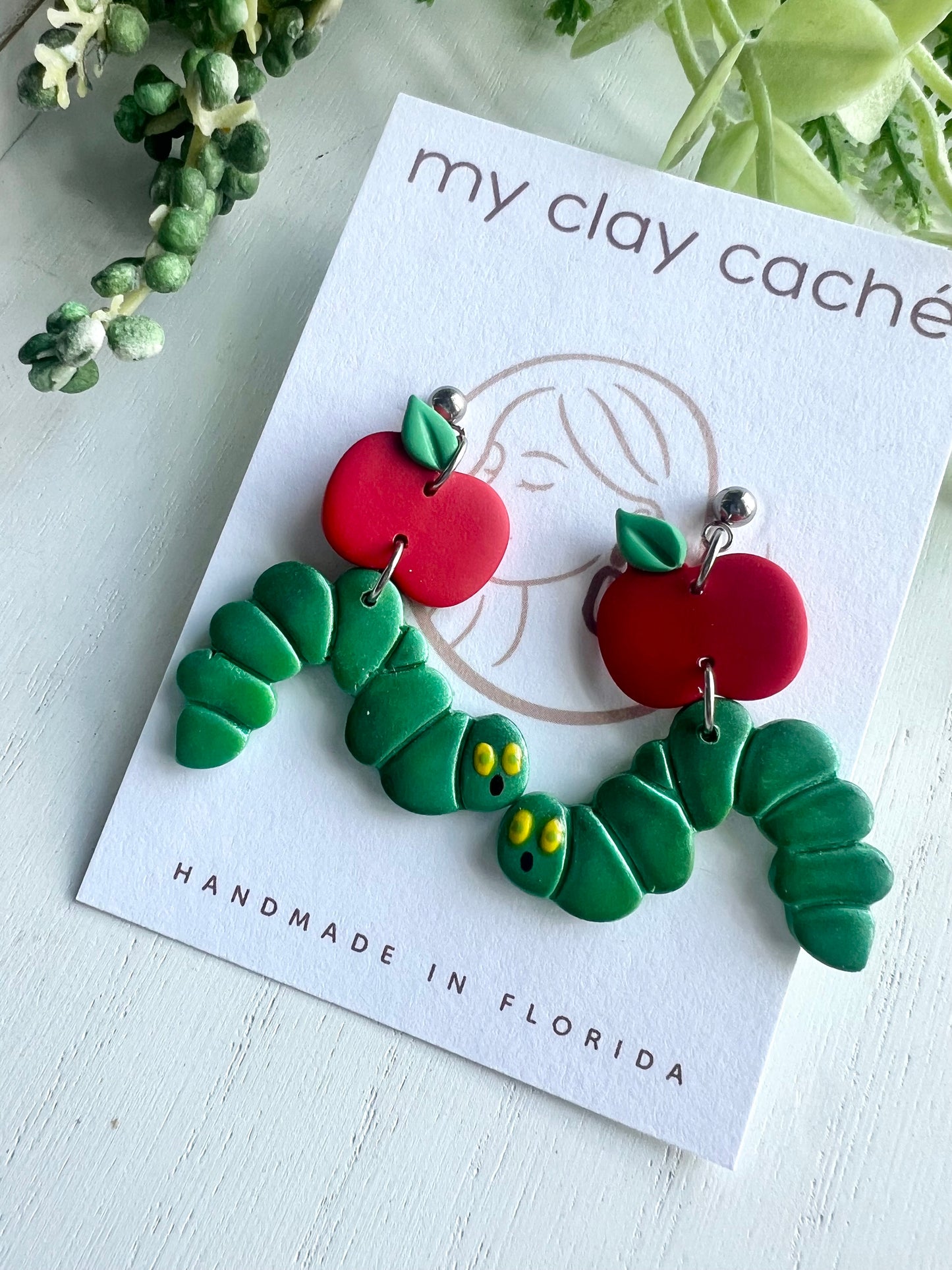 Hungry Caterpillar Earrings