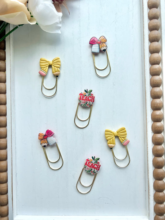 Large Teacher Paperclips (various styles)