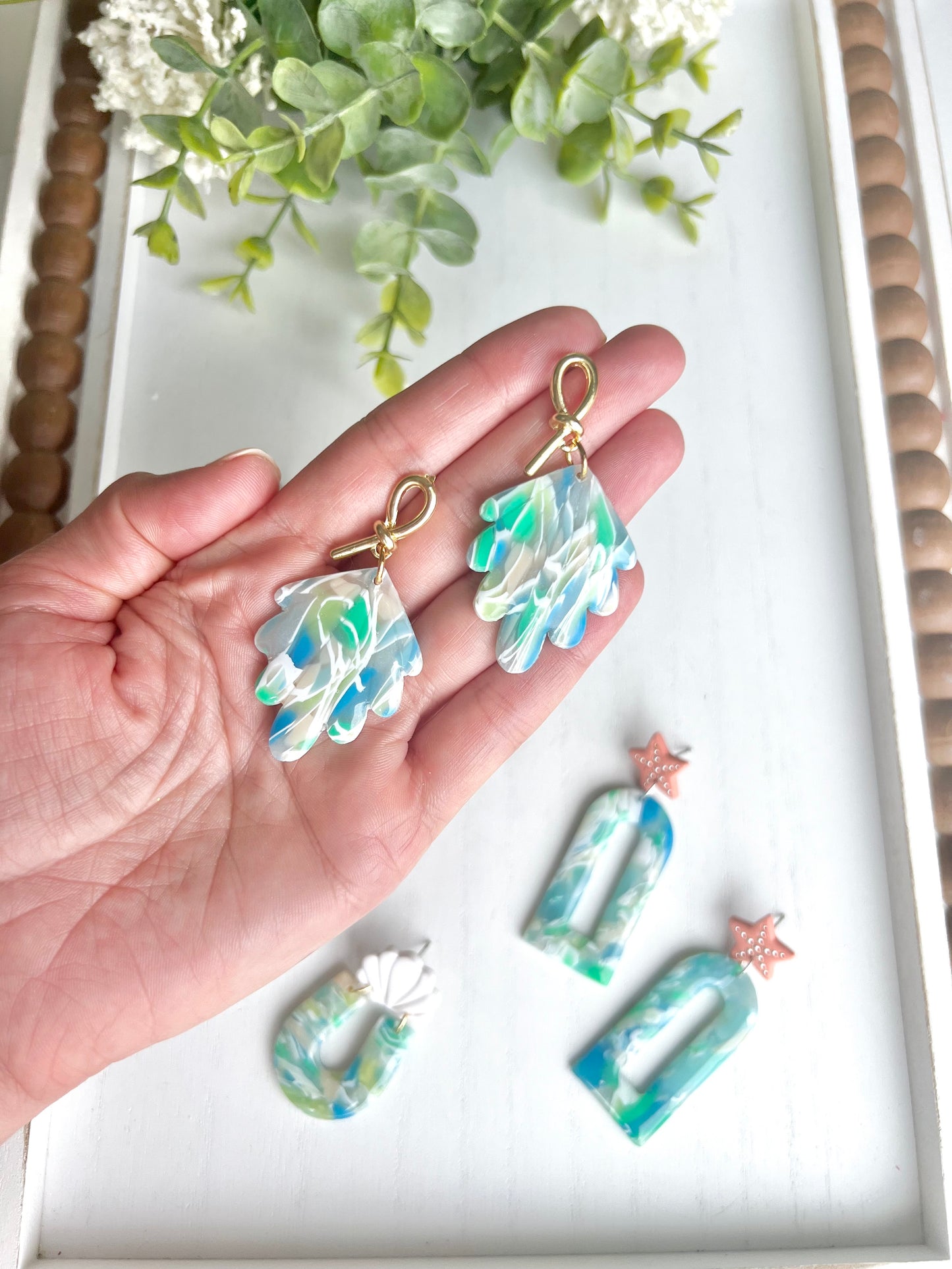 Sea Glass Dangles