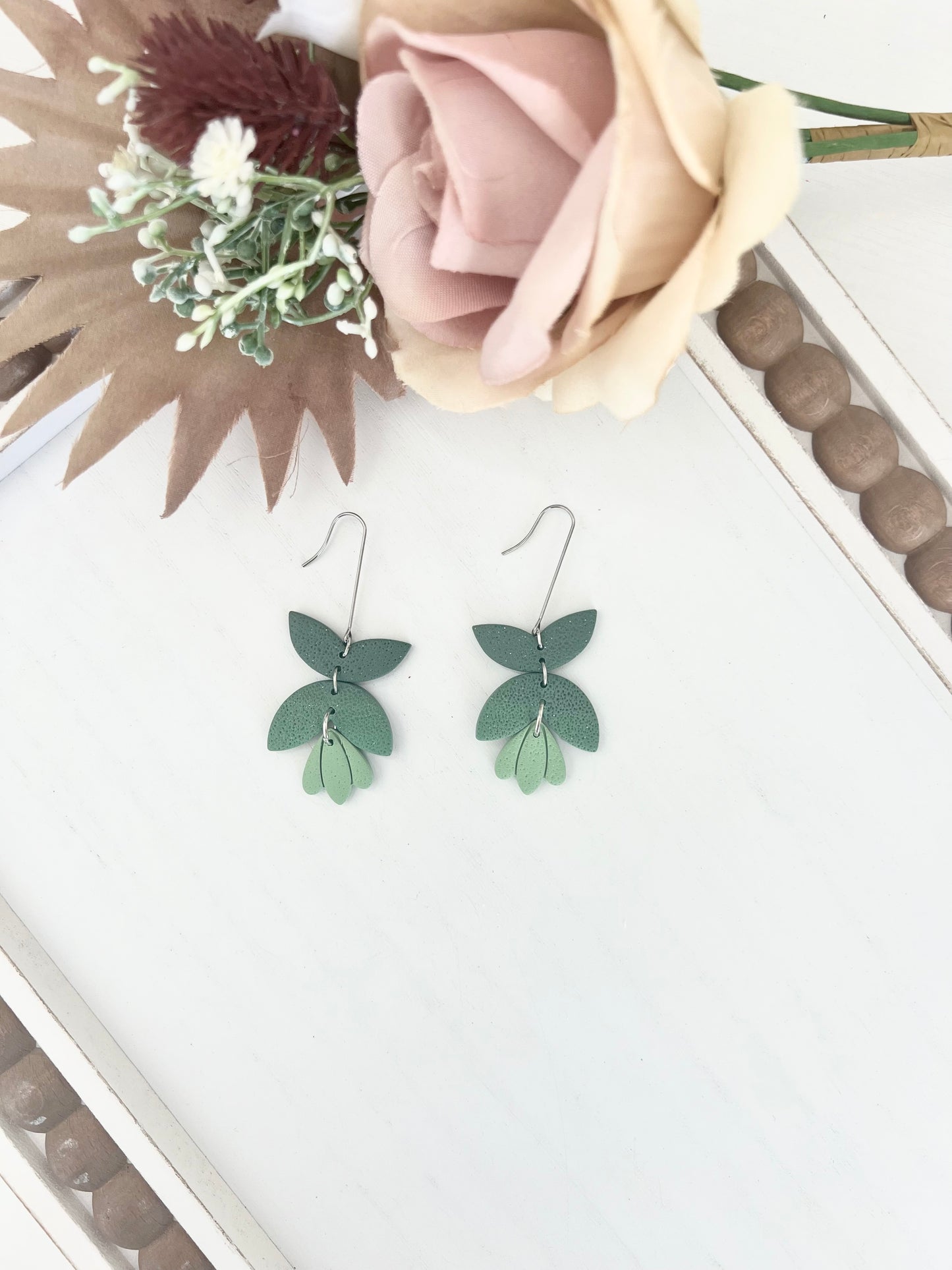 Floral Drop Dangles