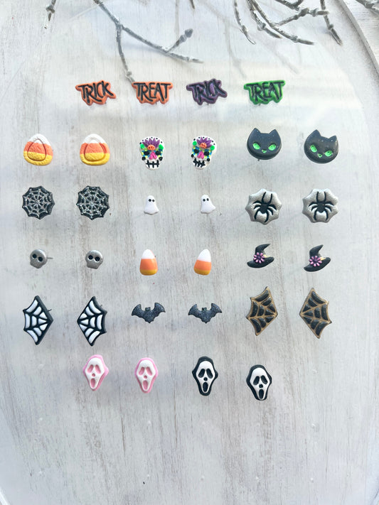 Halloween Studs (various styles)