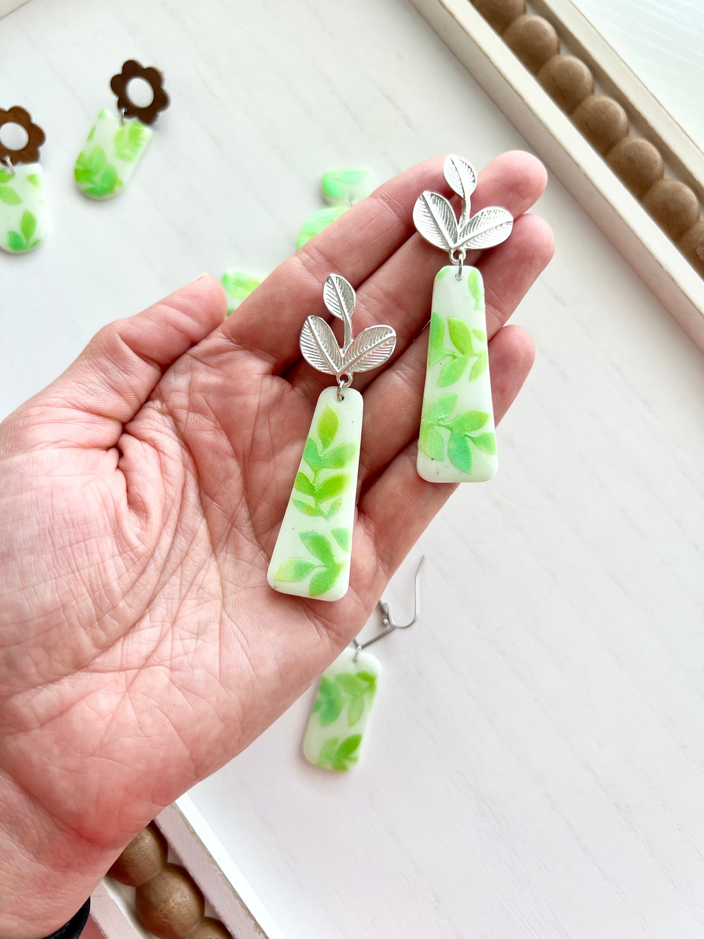 Green Leaf Dangles