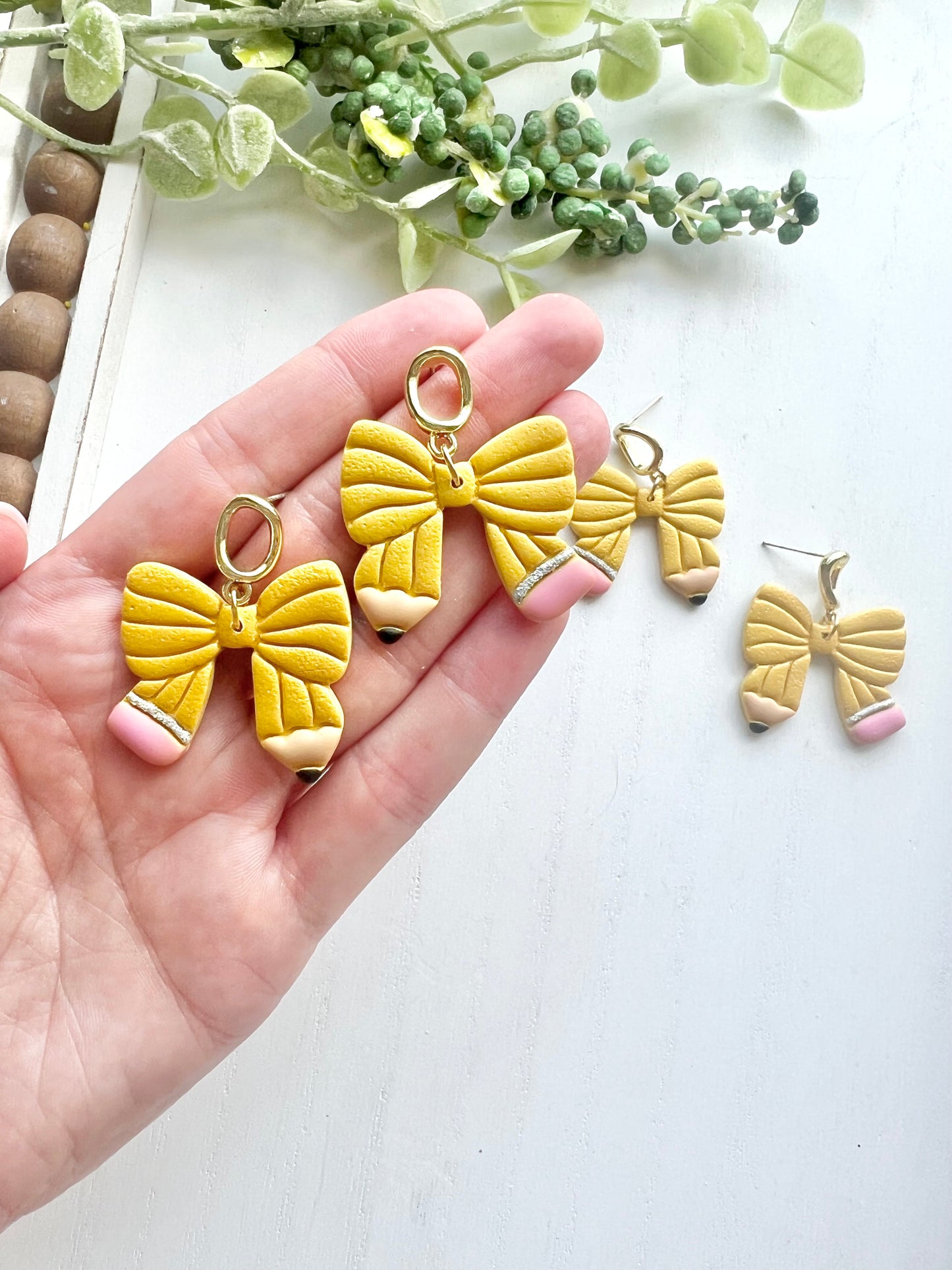 Pencil Bow Dangles