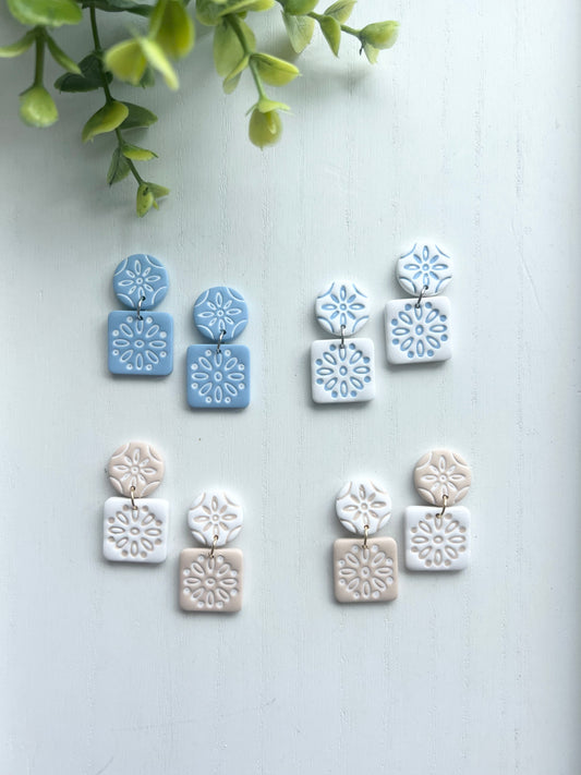 Boho Summer Tile Dangles