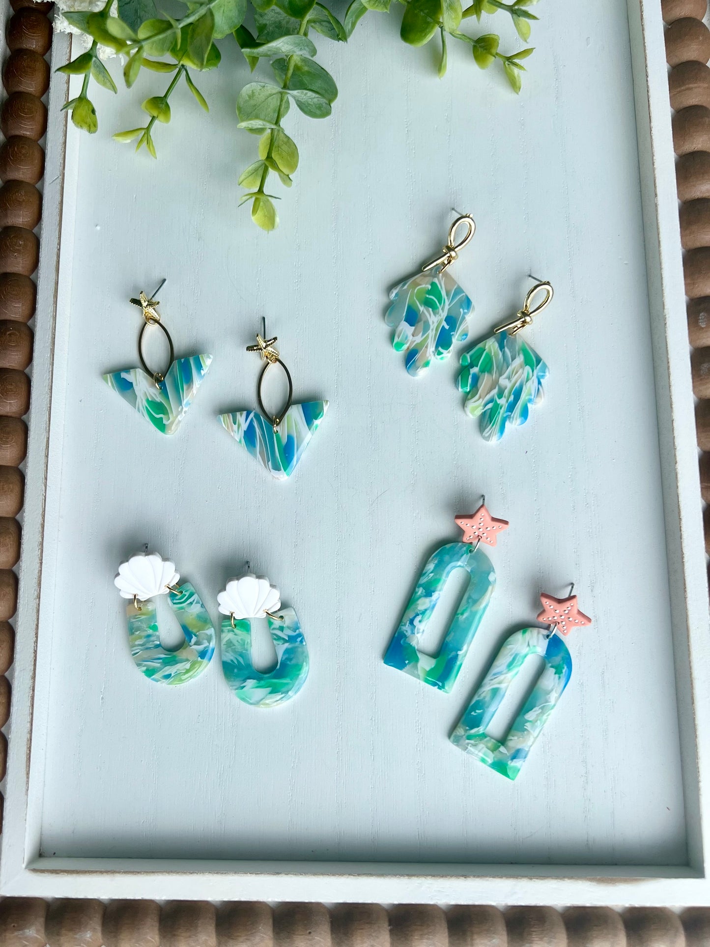 Sea Glass Dangles