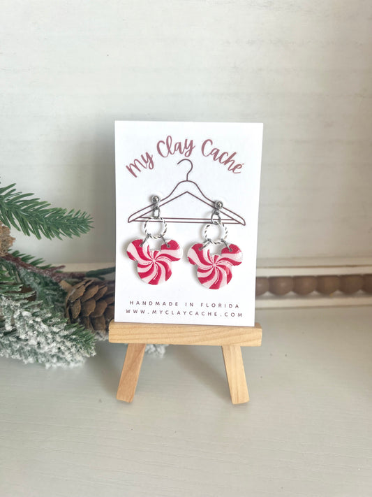 Peppermint Mickey Dangles