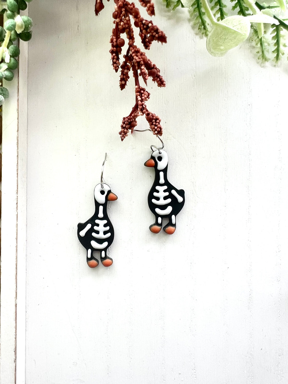 Skeleton Geese Dangles
